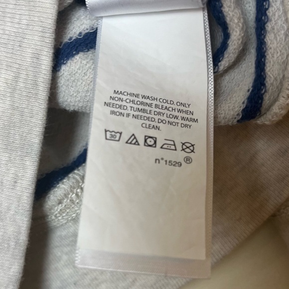 Polo Ralph Lauren Sweater Toddler 4/4T Crewneck Navy Red Gray Pullover Long - Picture 6 of 7